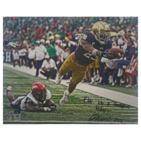 Kyren Williams Signed LE Notre Dame Fighting Irish 16x20 Photo Inscribed "Play Like A Champion Today!" (Beckett) at PristineAuction.com