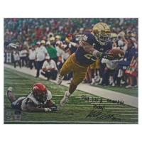 Kyren Williams Signed LE Notre Dame Fighting Irish 16x20 Photo Inscribed "Play Like A Champion Today!" (Beckett) at PristineAuction.com