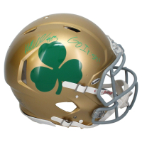 Kyren Williams Signed Notre Dame Fighting Irish Full-Size Authentic On-Field Speed Helmet Inscribed "Go Irish!" (Beckett) at PristineAuction.com