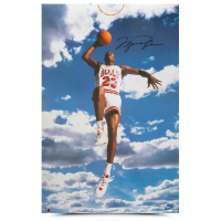 Michael Jordan Signed Bulls "Sky Jordan" 23x35 Photo (UDA) at PristineAuction.com