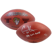 Cooper Kupp Signed "The Duke" LE Super Bowl LVI Logo Football Inscribed "SB LVI Champs" (Fanatics) at PristineAuction.com