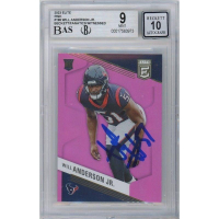 Will Anderson Jr. Signed 2023 Elite Pink #196 RC (BGS 9 | Auto 10) at PristineAuction.com