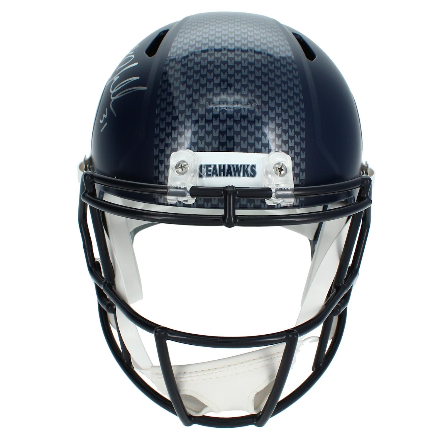 Kam Chancellor Signed Seahawks Full-Size Speed Helmet (Beckett) at PristineAuction.com Kam Chancellor Signed Seahawks Full-Size Speed Helmet (Beckett) at PristineAuction.com
