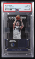 Luka Doncic 2021-22 Panini Prizm Sensational Swatch #SW-LDC (PSA 10) at PristineAuction.com