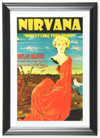 1992 Nirvana "Smells Like Teen Spirit" Portland Meadows Custom Framed Concert Poster at PristineAuction.com
