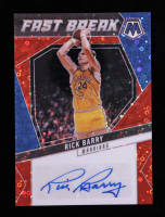 Rick Barry 2024-25 Panini Mosaic Autographs Fast Break Red #77 #36/49 at PristineAuction.com