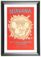 1993 "Nirvana" Oakland Coliseum Custom Framed Concert Poster at PristineAuction.com