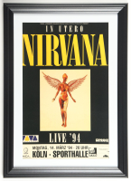 1994 Nirvana "In Utero" Germany Custom Framed Concert Poster at PristineAuction.com