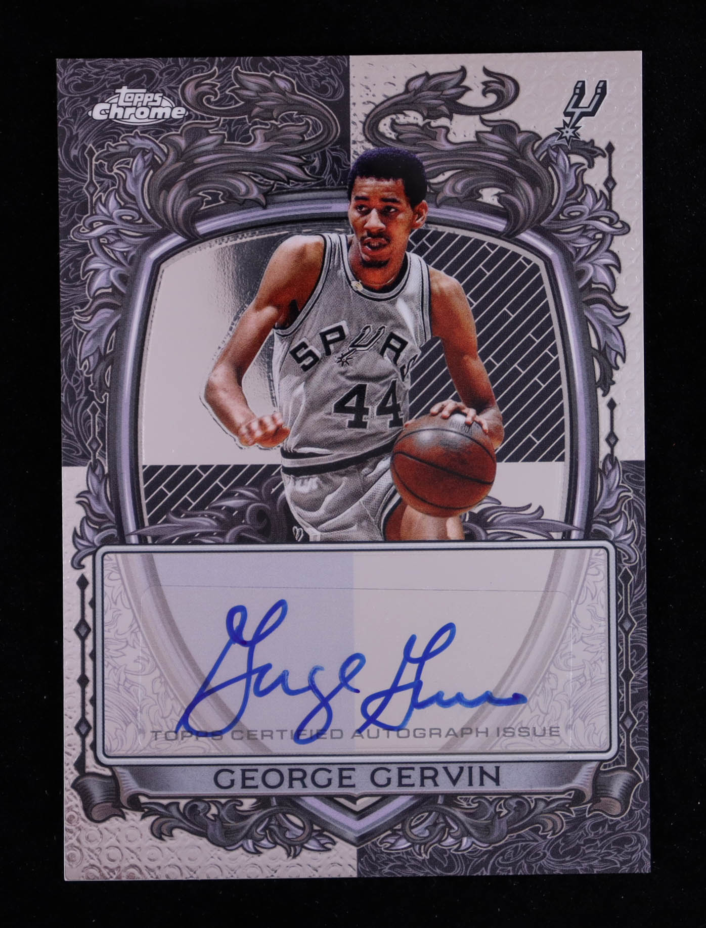 George Gervin 2025-26 Topps Chrome Signature Style #SSGG at PristineAuction.com George Gervin 2025-26 Topps Chrome Signature Style #SSGG at PristineAuction.com