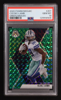 CeeDee Lamb 2020 Panini Mosaic Mosaic Green #207 RC (PSA 10) at PristineAuction.com