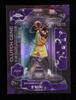 Shaquille O'Neal 2025-26 Topps Chrome Clutch Gene Purple Refractors #CG27 #58/75 at PristineAuction.com