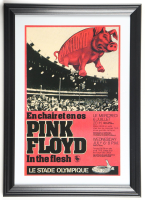 1977 Pink Floyd "In the Flesh" Le Stade Olympique Canada Custom Framed Concert Poster at PristineAuction.com