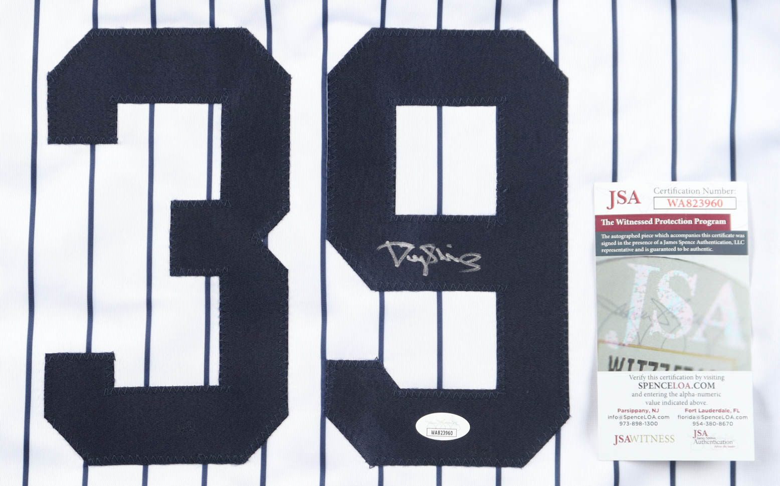 Darryl Strawberry Signed Jersey (JSA) at PristineAuction.com Darryl Strawberry Signed Jersey (JSA) at PristineAuction.com