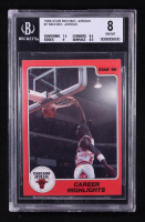 Michael Jordan 1986 Star Michael Jordan #7 RC / Career Highlights (BGS 8) at PristineAuction.com