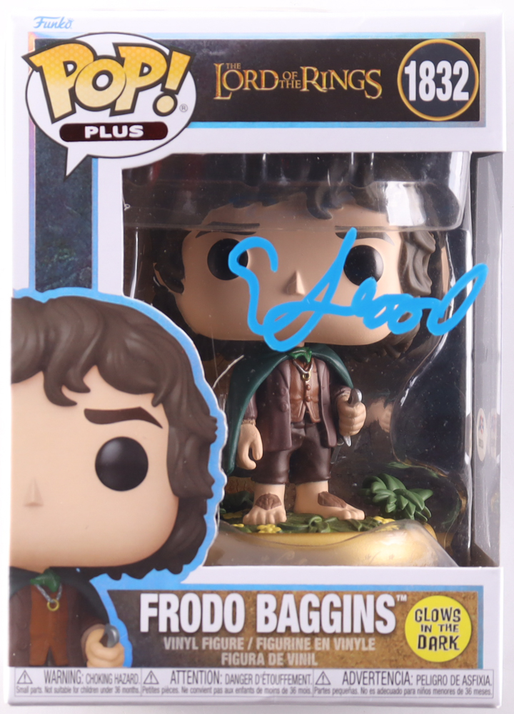 Elijah Wood Signed "The Lord of the Rings" #1832 Frodo Baggins Funko Pop! Vinyl Figure (PSA) at PristineAuction.com Elijah Wood Signed "The Lord of the Rings" #1832 Frodo Baggins Funko Pop! Vinyl Figure (PSA) at PristineAuction.com