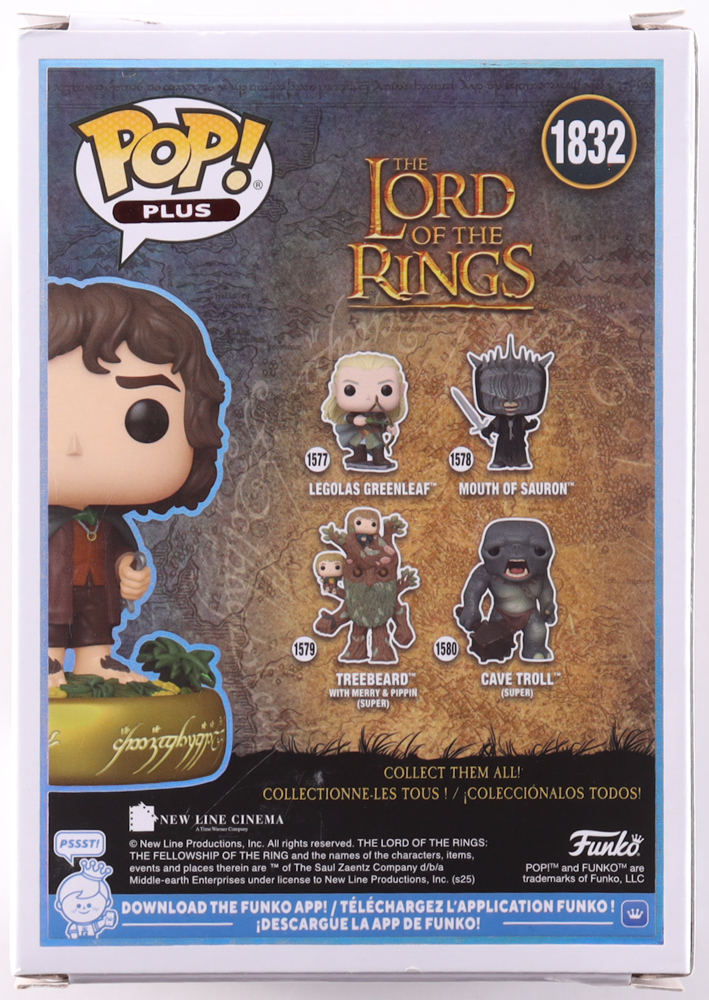 Elijah Wood Signed "The Lord of the Rings" #1832 Frodo Baggins Funko Pop! Vinyl Figure (PSA) at PristineAuction.com Elijah Wood Signed "The Lord of the Rings" #1832 Frodo Baggins Funko Pop! Vinyl Figure (PSA) at PristineAuction.com