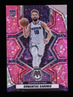 Domantas Sabonis 2021-22 Panini Mosaic Mosaic Fast Break Pink #42 #11/20 at PristineAuction.com