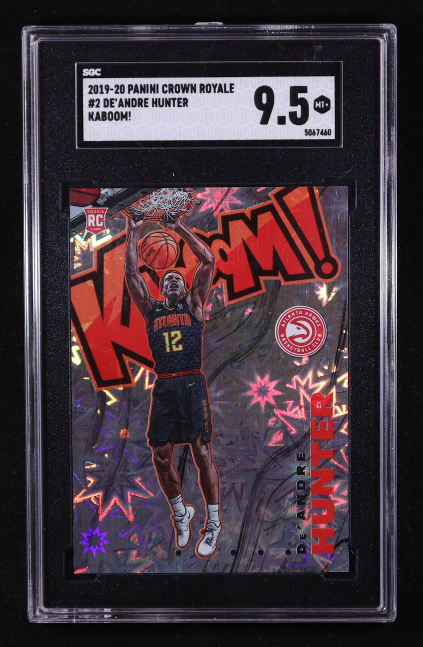 De'Andre Hunter 2019-20 Crown Royale Kaboom! #2 RC (SGC 9.5) at PristineAuction.com De'Andre Hunter 2019-20 Crown Royale Kaboom! #2 RC (SGC 9.5) at PristineAuction.com