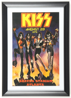 1976 "KISS" Braves Stadium Atlanta Custom Framed Concert Poster at PristineAuction.com