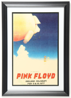 1977 "Pink Floyd" Oakland Coliseum Custom Framed Concert Poster at PristineAuction.com
