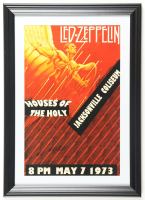 1973 Led Zeppelin "Houses of the Holy" Jacksonville Colliseum Custom Framed Concert Poster at PristineAuction.com