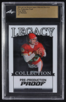 Joe Montana 2024 Leaf Joe Montana Legacy Base Auto Pre-Production Proof Clear White #NNO #1/1 (Leaf) at PristineAuction.com