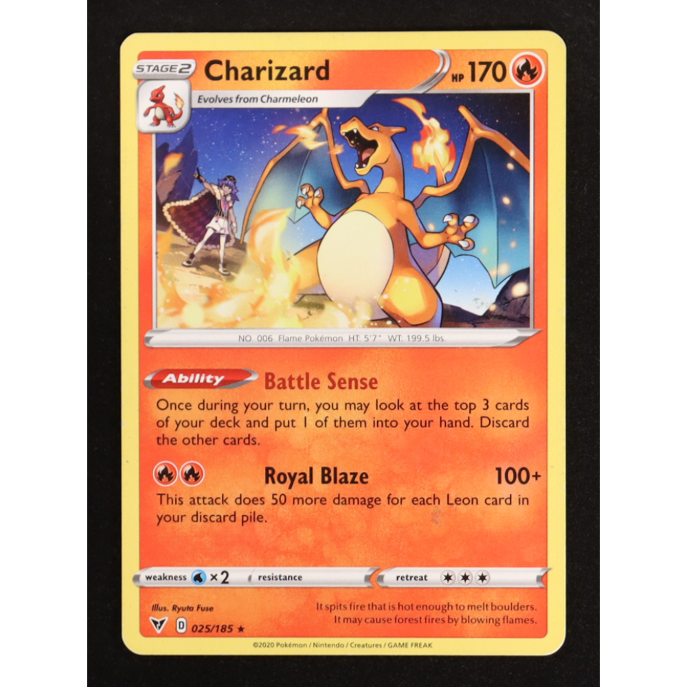 Charizard 2020 Pokemon TCG Sword & Shield Vivid Voltage #025 at PristineAuction.com