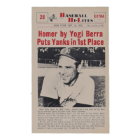Yogi Berra 1960 NU Card #28 at PristineAuction.com