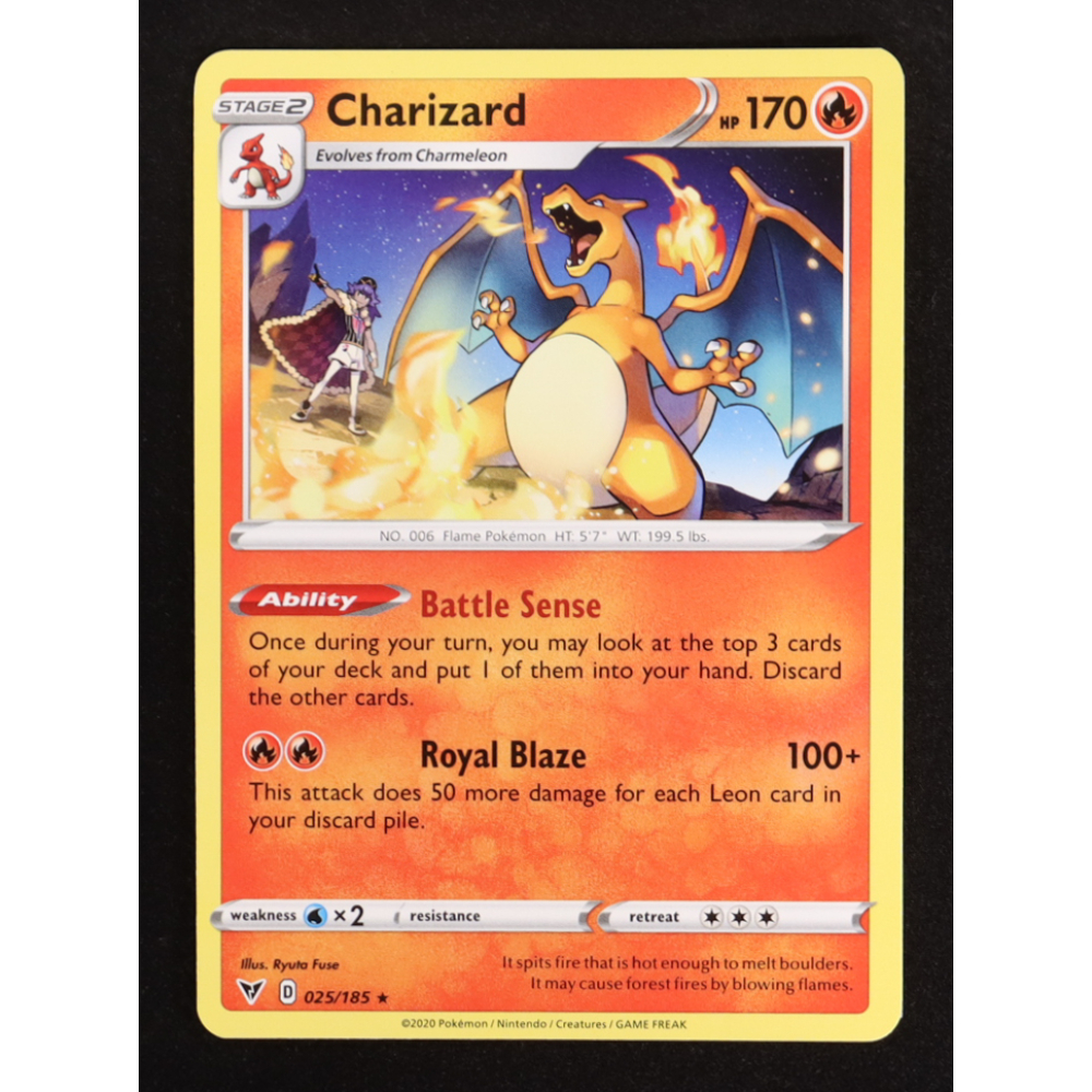 Charizard 2020 Pokemon TCG Sword & Shield Vivid Voltage #025 at PristineAuction.com