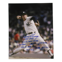 Rich "Goose" Gossage Signed Yankees 16x20 Photo with Multiple Career Inscriptions (Beckett) at PristineAuction.com