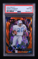 Barry Sanders 2024 Select Prizm Orange Shock #208 #101/399 (PSA 10) at PristineAuction.com