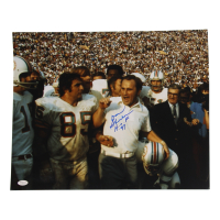 Don Shula Signed Dolphins 16x20 Photo Inscribed "HOF 97" (JSA) at PristineAuction.com