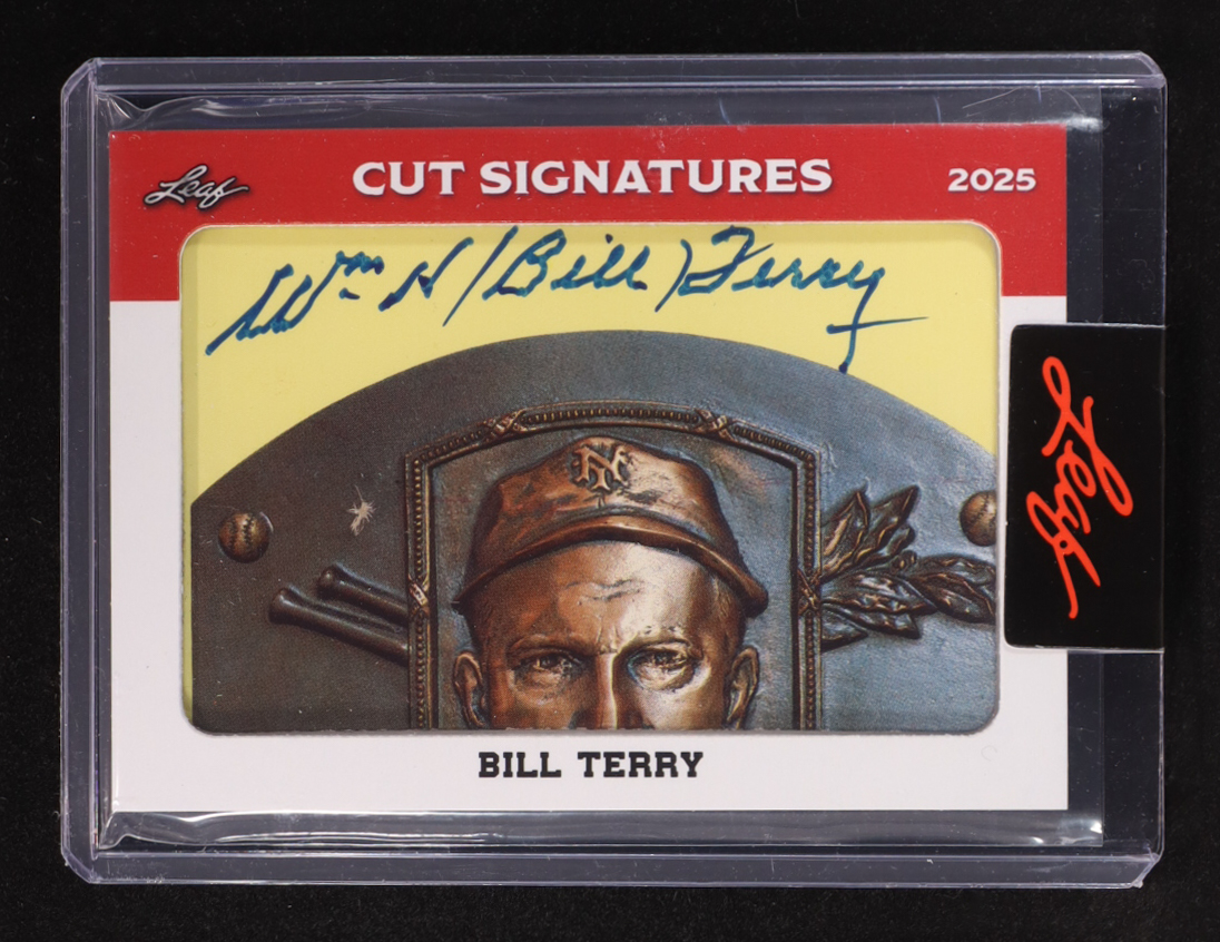 Bill Terry 2025 Leaf Pristine Auction Collection Cut Signatures #CS-BT1 at PristineAuction.com Bill Terry 2025 Leaf Pristine Auction Collection Cut Signatures #CS-BT1 at PristineAuction.com