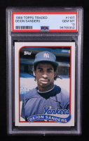 Deion Sanders 1989 Topps Traded #110T RC (PSA 10) at PristineAuction.com
