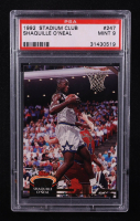 Shaquille O'Neal 1992-93 Stadium Club #247 RC (PSA 9) at PristineAuction.com