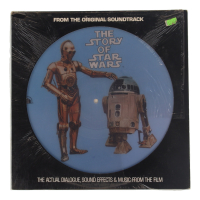 1977 "The Story of STAR WARS" Special Edition Photo Vinyl Record at PristineAuction.com