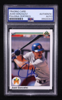 Juan Gonzalez Signed 1990 Upper Deck #72 RC (PSA) at PristineAuction.com