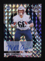 Will Campbell 2025 Panini Mosaic Rookie Autographs Mosaic #378 RC at PristineAuction.com