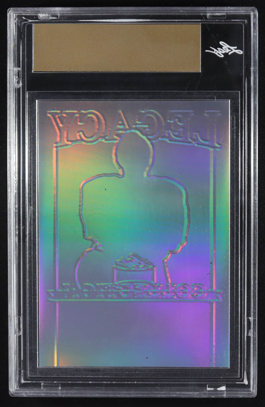 Joe Montana 2024 Leaf Joe Montana Legacy Base Auto Pre-Production Proof Prismatic Green #NNO #1/1 (Leaf) at PristineAuction.com Joe Montana 2024 Leaf Joe Montana Legacy Base Auto Pre-Production Proof Prismatic Green #NNO #1/1 (Leaf) at PristineAuction.com