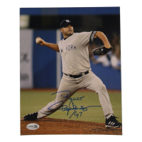 Roger Clemens Signed Yankees 8x10 Photo Inscribed "Rocket" & "Cy 7" (JSA) at PristineAuction.com