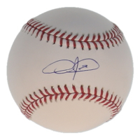 Dexter Fowler Signed OML Baseball (Schwartz) at PristineAuction.com