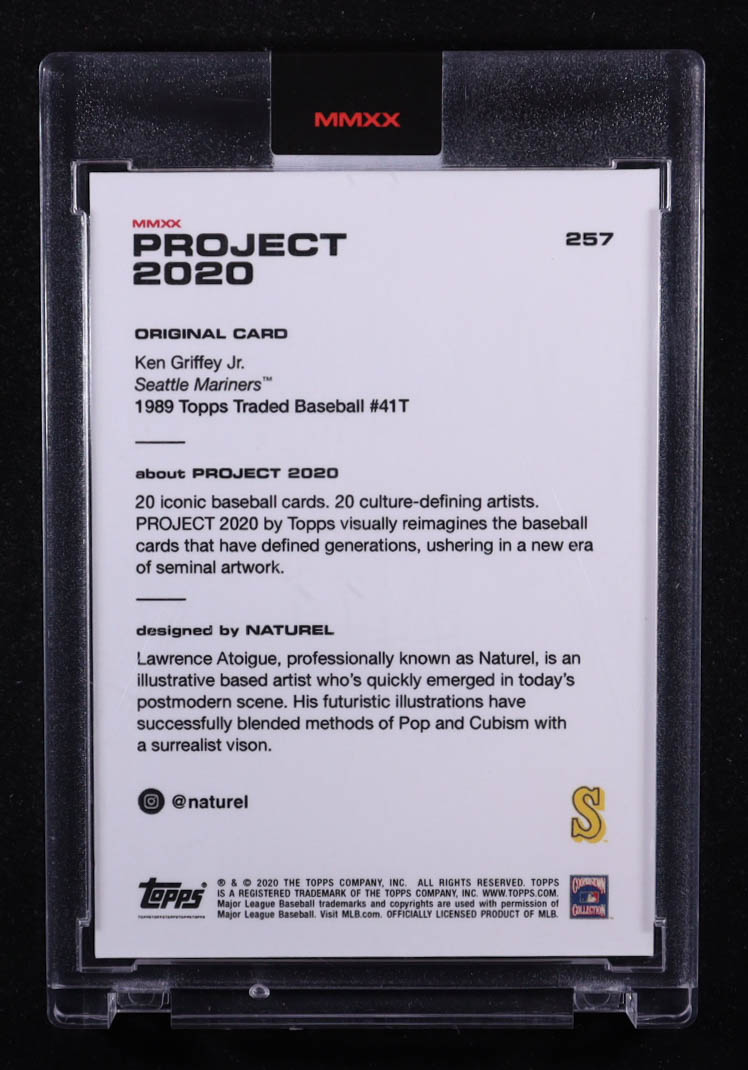 Ken Griffey Jr. 2020 Topps Project 2020 #257 / Naturel at PristineAuction.com Ken Griffey Jr. 2020 Topps Project 2020 #257 / Naturel at PristineAuction.com