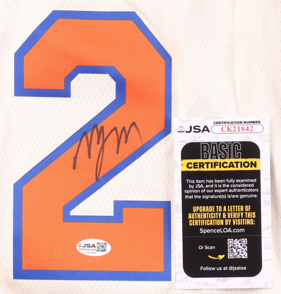 Miles "Deuce" McBride Signed Knicks Nike Authentic Jersey (JSA) at PristineAuction.com Miles "Deuce" McBride Signed Knicks Nike Authentic Jersey (JSA) at PristineAuction.com