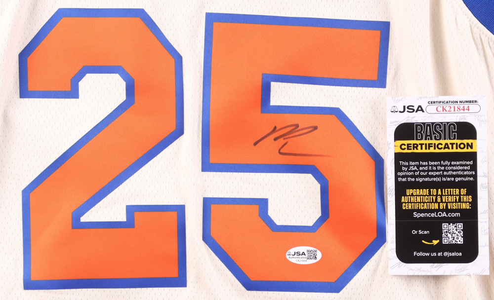 Mikal Bridges Signed Knicks Nike Authentic Jersey (JSA) at PristineAuction.com Mikal Bridges Signed Knicks Nike Authentic Jersey (JSA) at PristineAuction.com