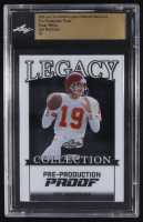 Joe Montana 2024 Leaf Joe Montana Legacy Base Auto Pre-Production Proof Clear White #NNO #1/1 (Leaf) at PristineAuction.com