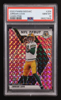 Jordan Love 2020 Panini Mosaic Mosaic Camo Pink #264 DEB RC (PSA 10) at PristineAuction.com