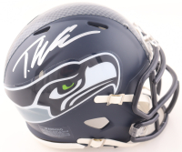 Tariq "Riq" Woolen Signed Seahawks Speed Mini Helmet (JSA) at PristineAuction.com