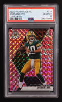 Jordan Love 2020 Panini Mosaic Mosaic Camo Pink #211 RC (PSA 10) at PristineAuction.com