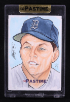Al Kaline 2013 Pastime Portraits Art Card #NNO / Stephen Burkett #1/1 at PristineAuction.com