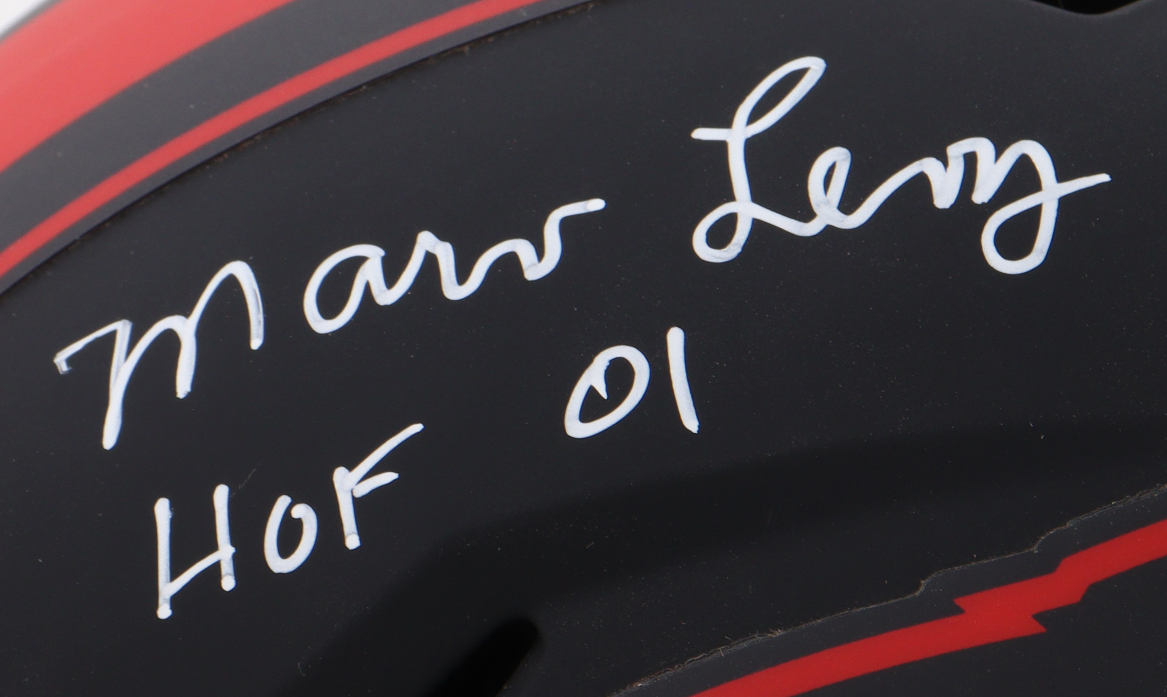 Marv Levy Signed Bills Full-Size Eclipse Alternate Helmet Inscribed "HOF 01" (Schwartz) at PristineAuction.com Marv Levy Signed Bills Full-Size Eclipse Alternate Helmet Inscribed "HOF 01" (Schwartz) at PristineAuction.com